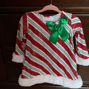 Bonnie Jean baby Christmas dress